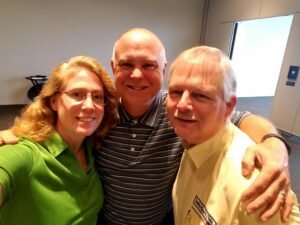 One female HR consultant and two co-workers