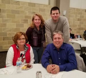 Two couples at a community event