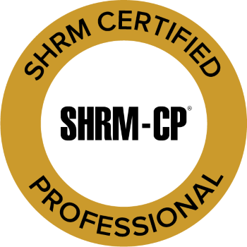 SHRM CERTIFIED PROFESSIONAL BADGE
